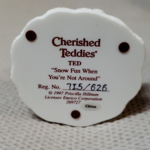 Cherished Teddies, Ted - Picture 3 of 7